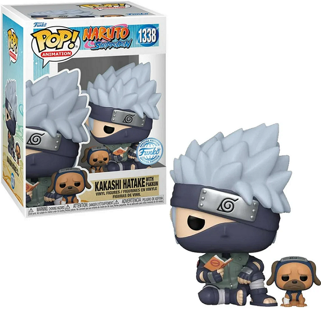  Kakashi Hatake with Pakkun #1338 - Naruto Shippuden Funko Pop! Animation [Special Edition] 