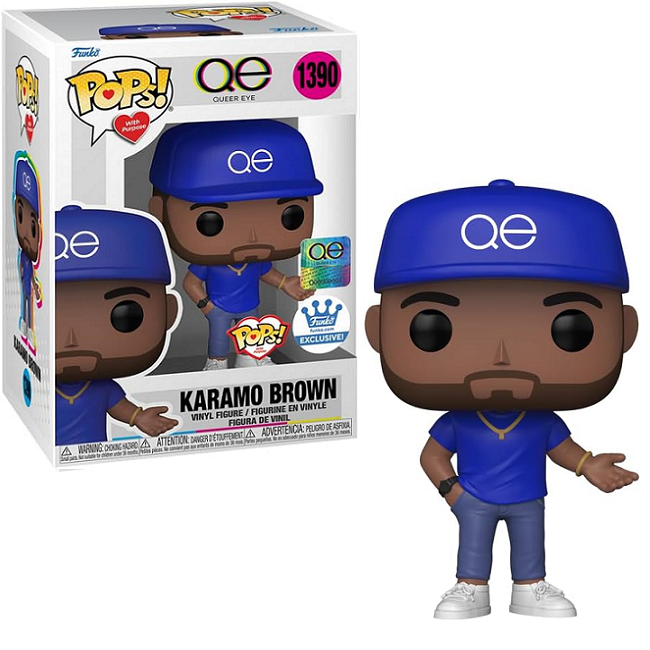  Karamo Brown #1390 - Queer Eye Funko Pops! With Purpose [Funko Exclusive] 