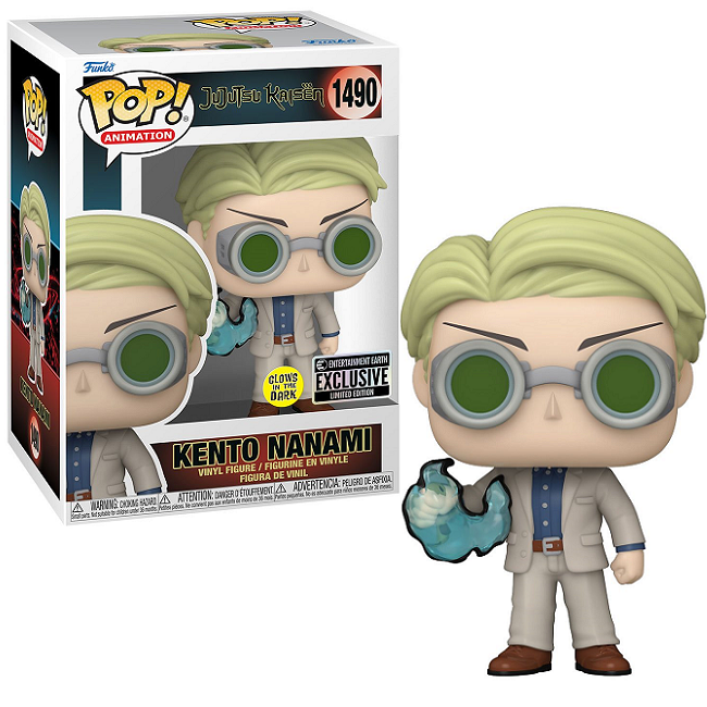  Kento Nanami #1490 - Jujutsu Kaisen Funko Pop! Animation [Gitd EE Exclusive] 