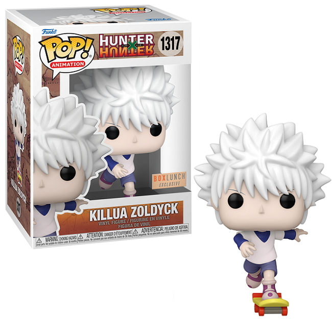  Killua Zoldyck #1317 - Hunter x Hunter Funko Pop! Animation [with Skateboard] [Box Lunch Exclusive] 