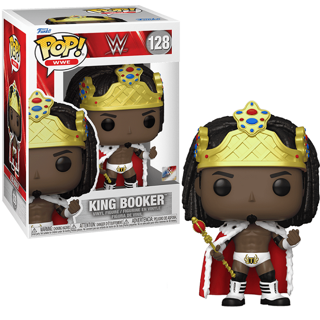  King Booker #128 - Wrestling Funko Pop! WWE 
