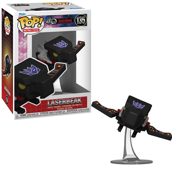 Laserbeak #135 - Transformers G1 40th Funko Pop! Retro Toys 