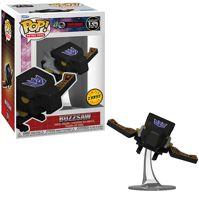  Buzzsaw #135 - Transformers G1 40th Funko Pop! Retro Toys [Chase] 