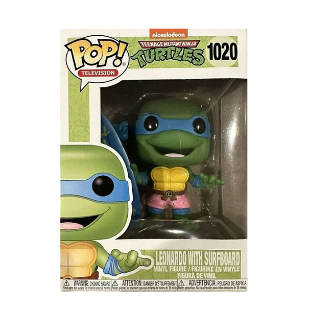  Leonardo With Surfboard #1020 - Teenage Mutant Ninja Turtles Funko Pop! TV 