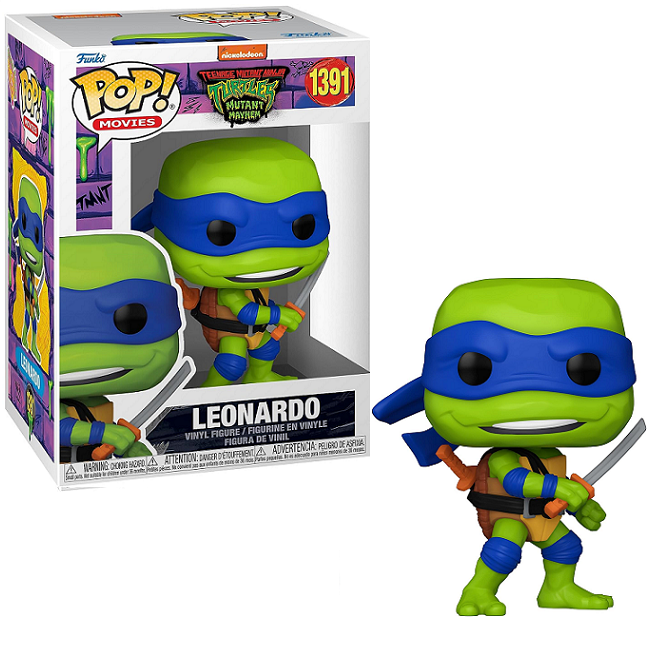  Leonardo #1391 - Teenage Mutant Ninja Turtles Mutant Mayhem Funko Pop! Movies 