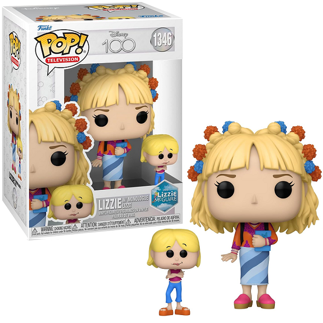 Lizzie McGuire W/ Monologue Lizzie #1346 - Disney 100 Funko Pop! TV 
