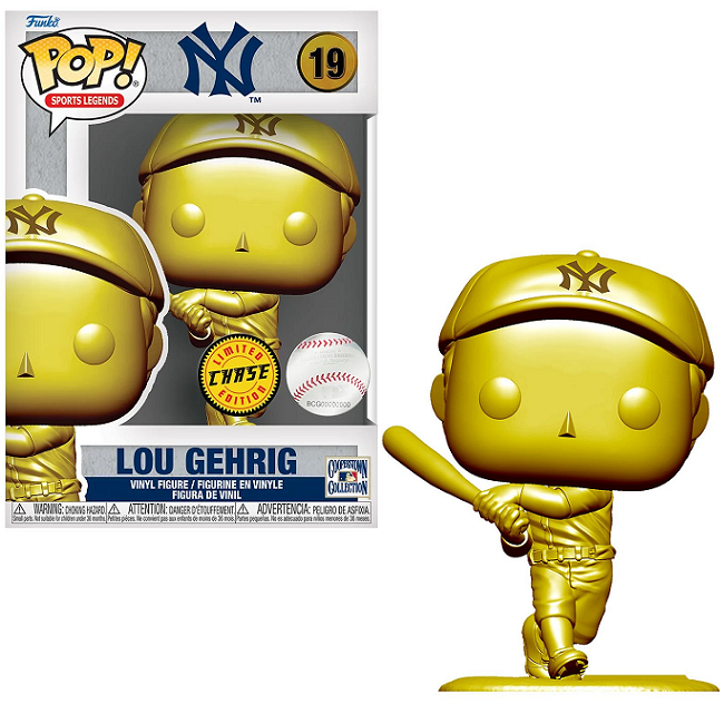  Lou Gehrig #19 - NY Yankeeys Funko Pop! Sports Legends [Gold Chase] 