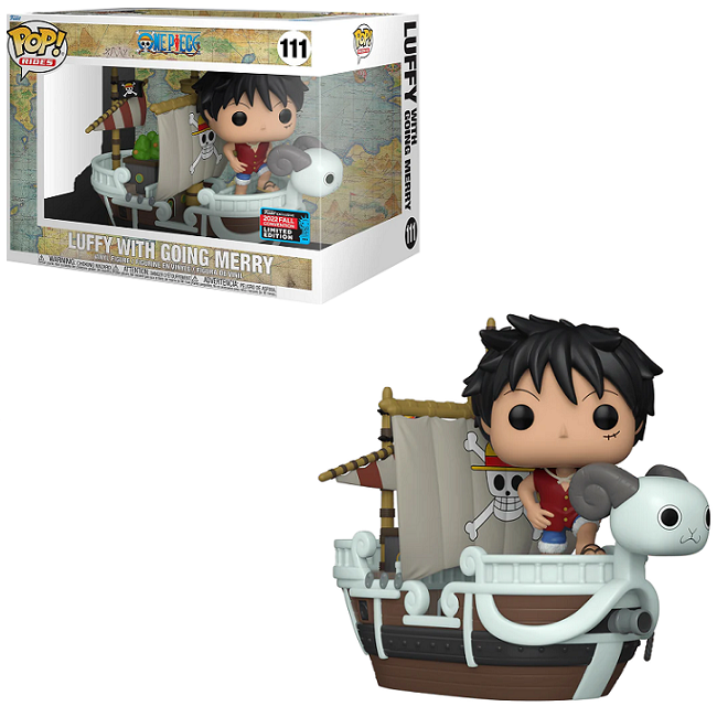  Luffy with Going Merry #111 - One Piece Funko Pop! Rides [2022 Fall Convention Exclusive] 