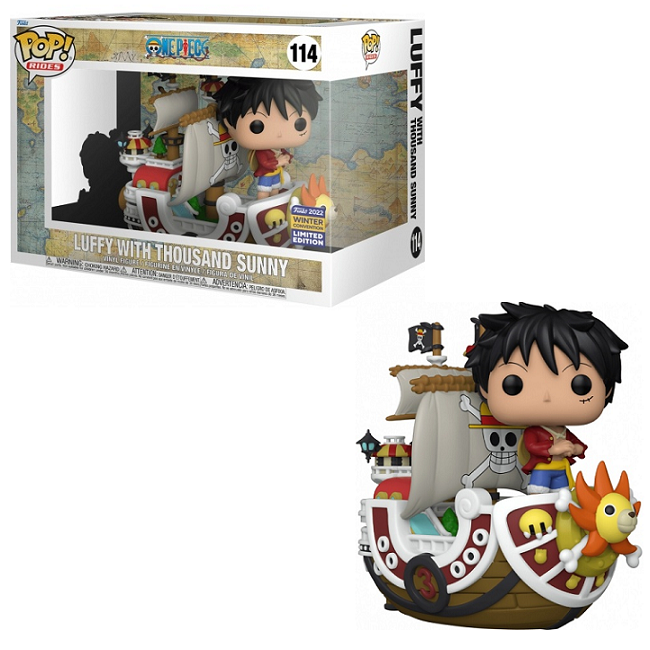  Luffy with Thousand Sunny #114 - One Piece Funko Pop! Rides [2022 Winter Convention Limited Edition] 