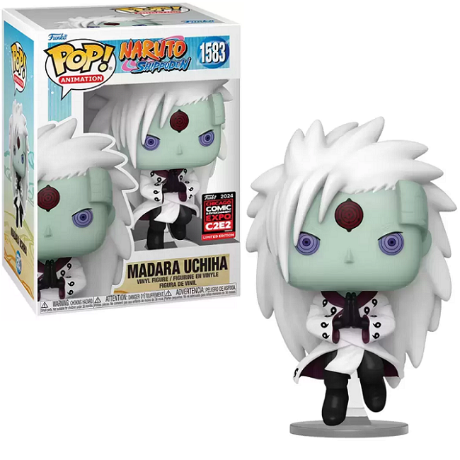 Madara Uchicha #1583 - Naruto Shippuden Funko Pop! Animation [2024 Chicago Expo C2E2] 