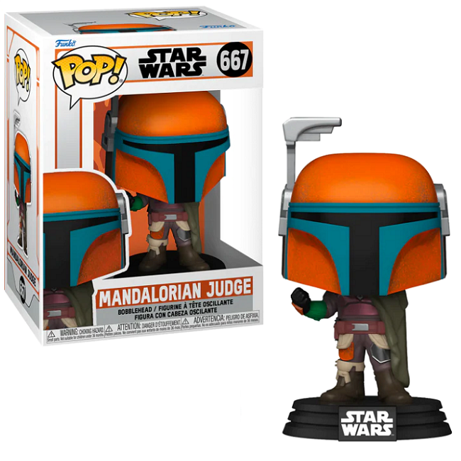  Mandalorian Judge #667 - Star Wars Mandalorian Funko Pop! 