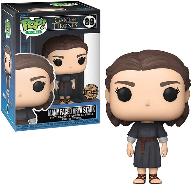  Many Faced Arya Stark #89 - Game of Thrones Funko Pop! Digital [Digital Exclusive Lmtd 2700 pcs] 