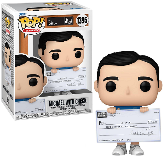  Michael with Check #1395 - The Office Funko Pop! TV 