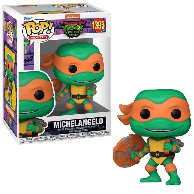  Michelangelo #1395 - Teenage Mutant Ninja Turtles Mutant Mayhem Funko Pop! Movies 