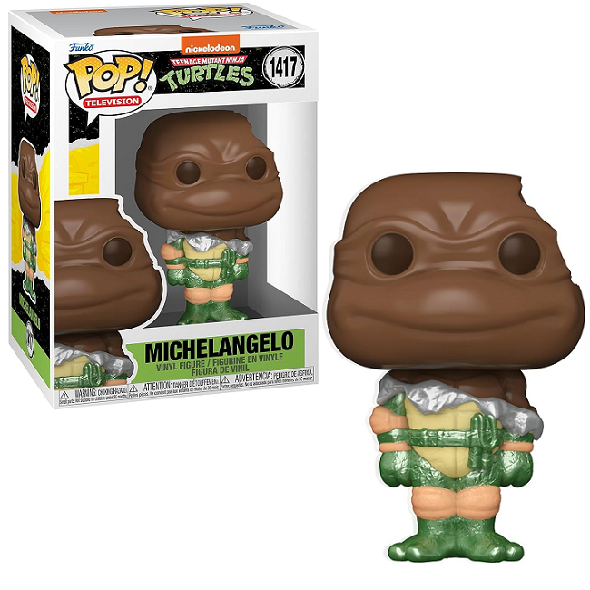  Michelangelo #1417 - Teenage Mutant Ninja Turtles Funko Pop! TV [Easter Chocolate Series] 