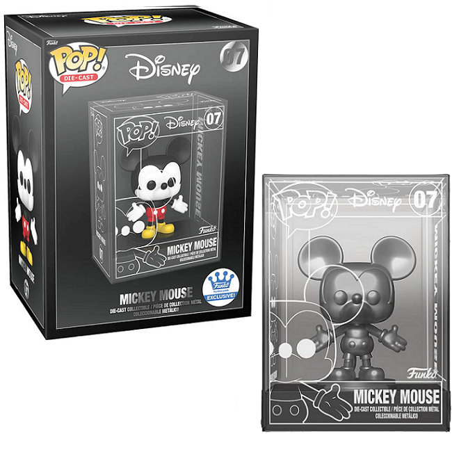  Mickey Mouse #07 - Disney Funko Pop! Die-Cast [Chase Funko Exclusive] 