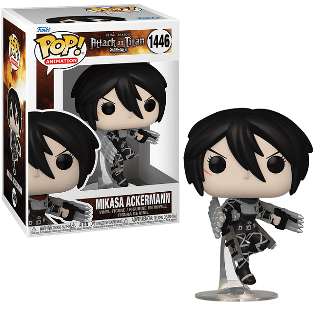 Mikasa Ackermann #1446 - Attack on Titan Funko Pop! Animation 