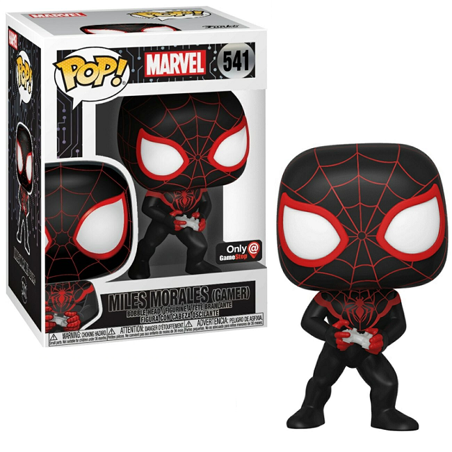  Miles Morales #541 - Marvel Funko Pop! [Gamer] [GameStop Exclusive] 