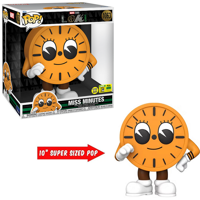  Miss Minutes #1063 - Marvel Loki Funko Pop! [Gitd SDCC Exclusive] 