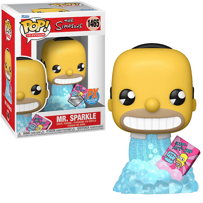  Mr. Sparkle #1465 - The Simpsons Funko Pop! TV [Diamond PX Exclusive] 