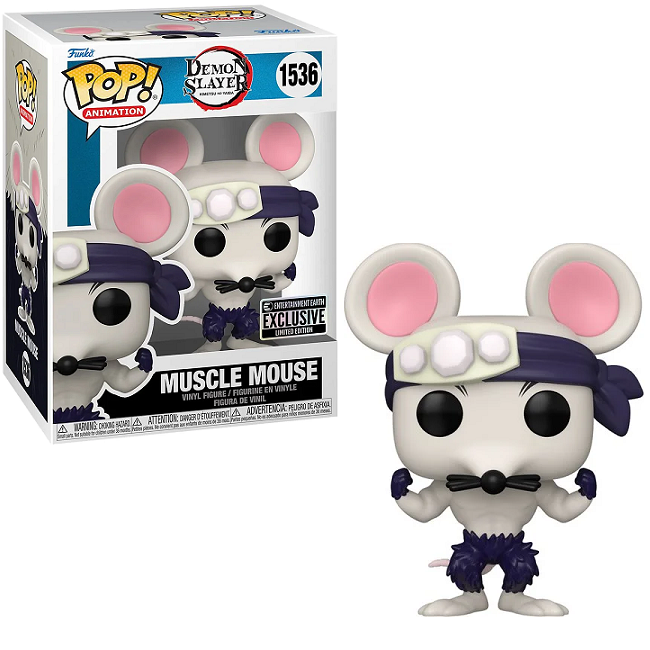  Muscle Mouse #1536 - Demon Slayer Funko Pop! Animation [EE Exclusive] 