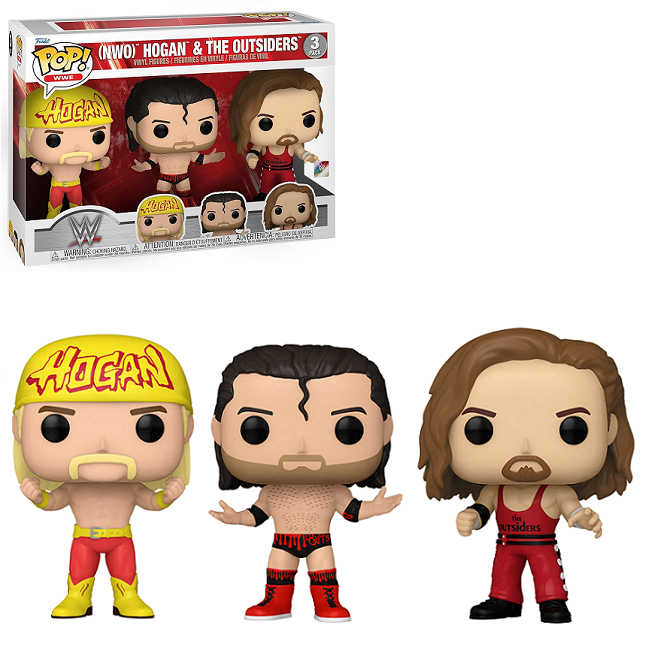  [NWO] - Hogan & The Outsiders - Wrestling Funko Pop! WWE [3 Pack] 