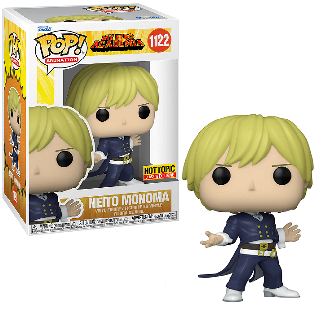  Neito Monoma #1122 - My Hero Academia Funko Pop! Animation [Hot Topic Exclusive] 