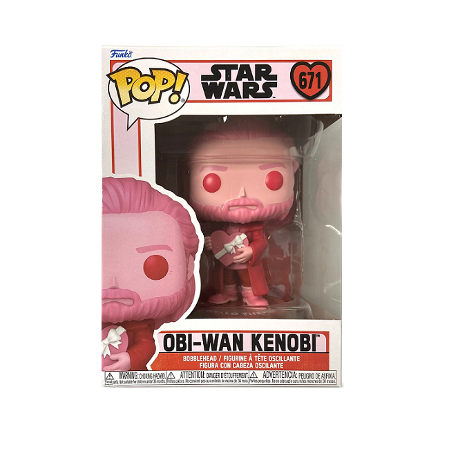  Obi-Wan Kenobi #671 - Star Wars Funko Pop! [Valentine] 