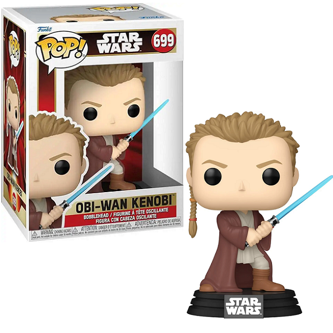  Obi-Wan Kenobi #699 - Star Wars The Phantom Menace 25th Funko Pop! 