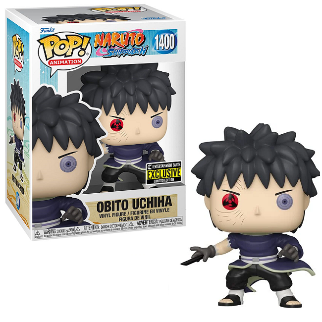  Obito Uchiha #1400 - Naruto Shippuden Funko Pop! Animation [Unmasked] [EE Exclusive] 