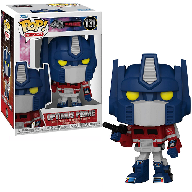  Optimus Prime #131 - Transformers G1 40th Funko Pop! Retro Toys 