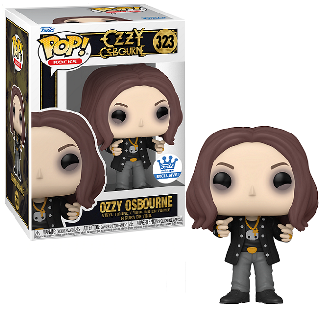  Ozzy Osbourne #323 - Ozzy Osbourne Funko Pop! Rocks [Funko Exclusive] 