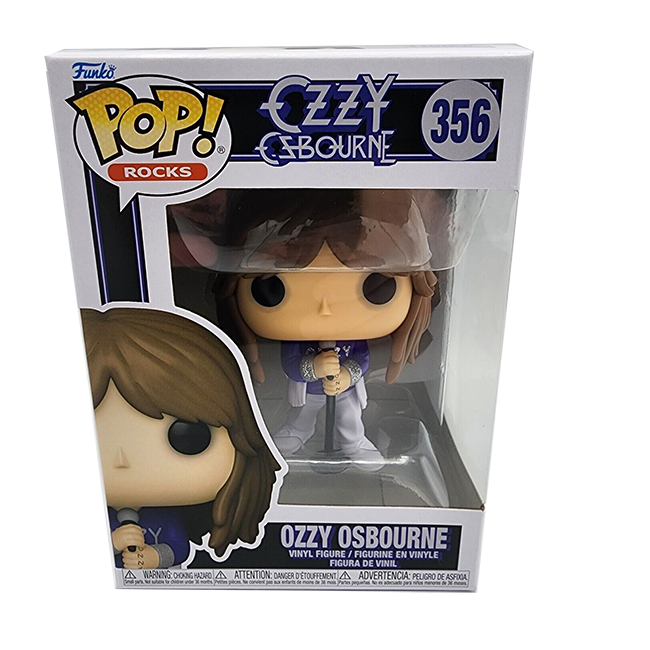  Ozzy Osbourne #356 - Ozzy Osbourne Funko Pop! Rocks [Glitter] 
