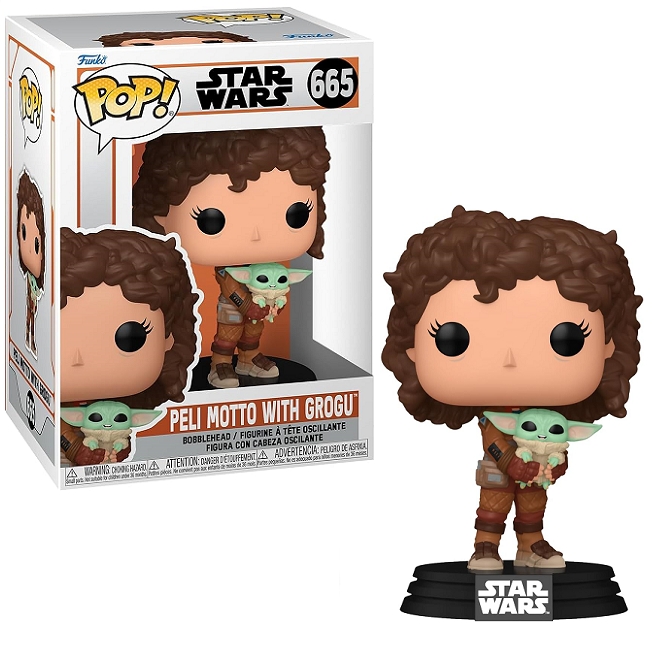  Peli Motto With Grogu #665 - Star Wars Mandalorian Funko Pop! 