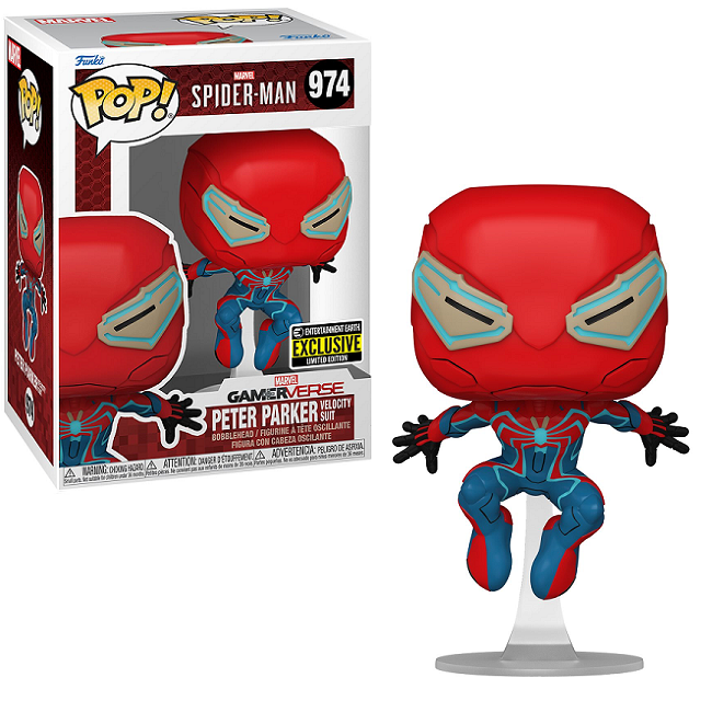  Peter Parker Velocity Suit #974 - Spider-Man 2 Funko Pop! [EE Exclusive] 