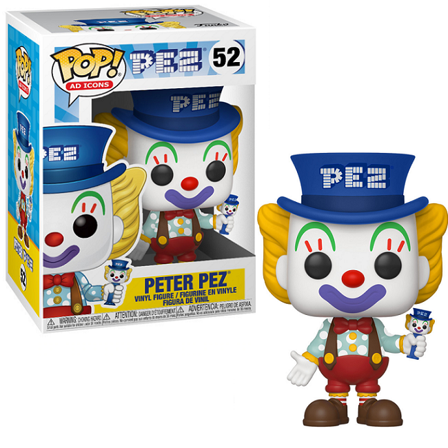  Peter Pez #52 - PEZ Funko Pop! Ad Icons [Blue Hat Red Pants] 