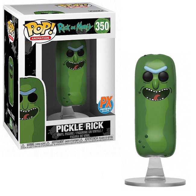  Pickle Rick #350 - Rick And Morty Funko Pop! Animation [Px Exclusive] 