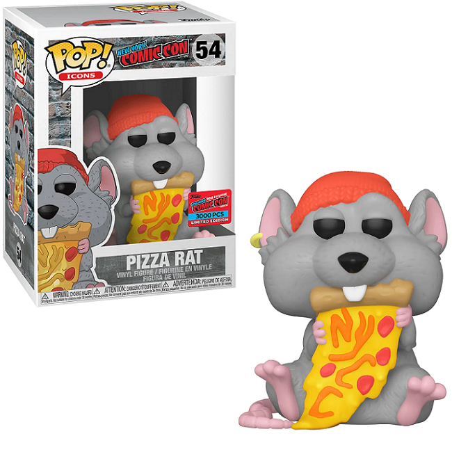  Pizza Rat #54 - New York Comic Con Funko Pop! Icons [2020 NYCC Lmtd 3000Pcs] 