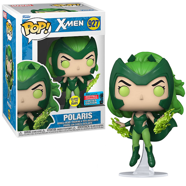 Polaris #927 - X-Men Funko Pop! [Gitd 2021 Fall Convention Exclusive] 