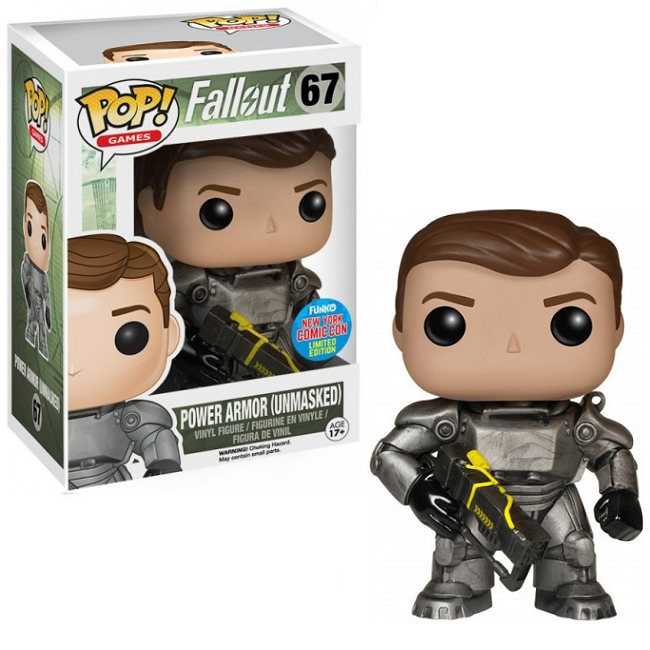  Power Armor #67 - Fallout Funko Pop! Games [Unmasked Male] [NYCC Limited Edition] 