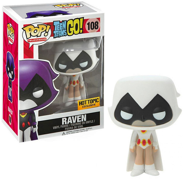  Raven #108 - Teen Titans Go Funko Pop! TV [White Hot Topic Exclusive] 