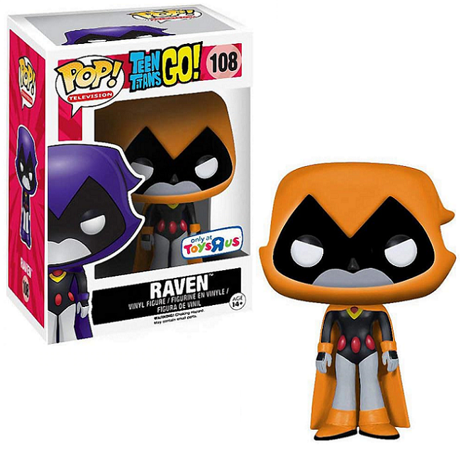  Raven #108 - Teen Titans Go! Funko Pop! TV [Orange Toys R Us Exclusive] 