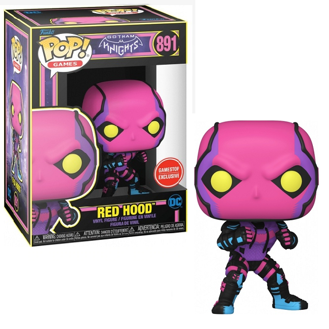  Red Hood #891 - Gotham Knights Funko Pop! Games [Black Light Gamestop Exclusive] 
