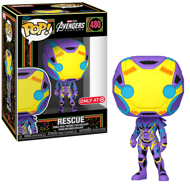  Rescue #480 - Avengers Endgame Funko Pop! [Blacklight Target Exclusive] 