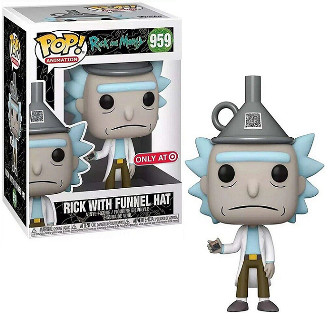  Rick w/ Funnel Hat #959 - Rick and Morty Funko Pop! Animation [Target Exclusive] 