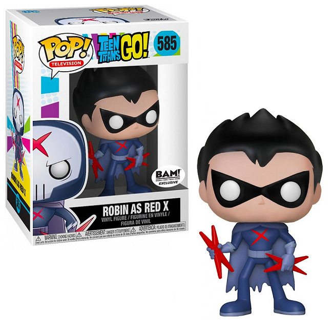  Robin as Red X #585 - Teen Titans Go! Funko Pop! TV [BAM Exclusive] 