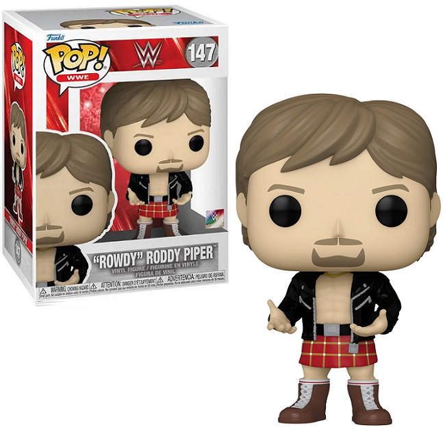  Rowdy Roddy Piper #147 - Wrestling Funko Pop! WWE 