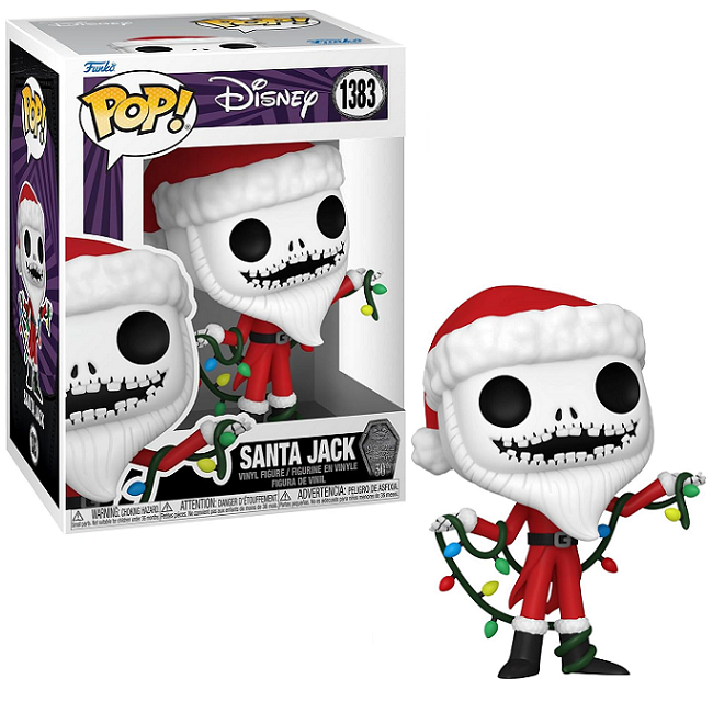  Santa Jack #1383 - Disney The Nightmare Before Christmas 30th Funko Pop! 