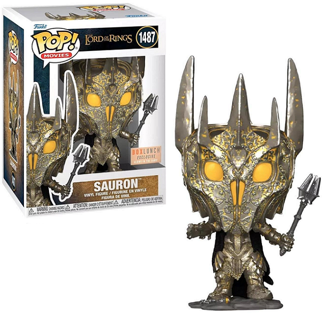  Sauron #1487 - Lord of the Rings Funko Pop! Movies [Gitd Box Lunch Exclusive 