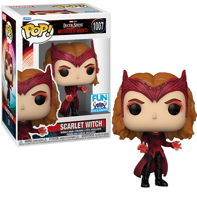  Scarlet Witch #1007 - Dr. Strange & The Multi Verse Of Madness Funko Pop! [FUN Exclusive] 
